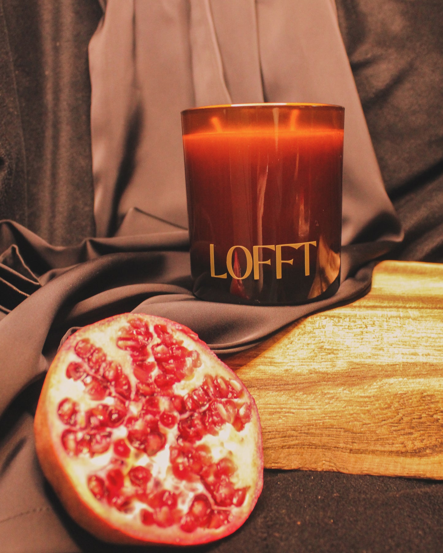 Large Luxury Candle - Black Pomegranate