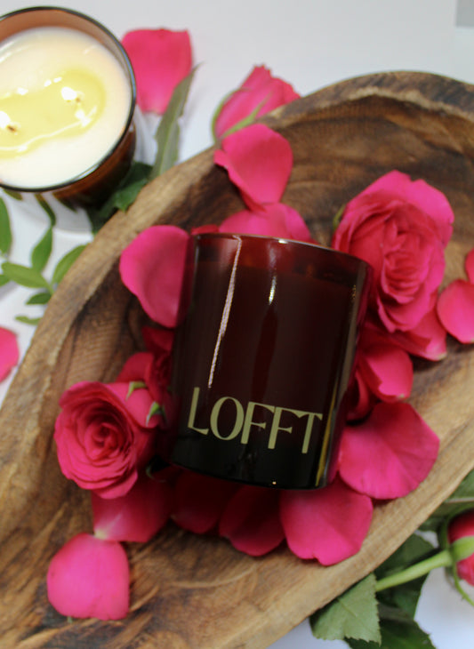 Large Luxury Candle - Roses