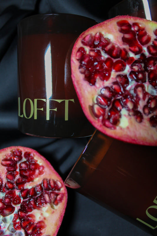 Large Luxury Candle - Black Pomegranate
